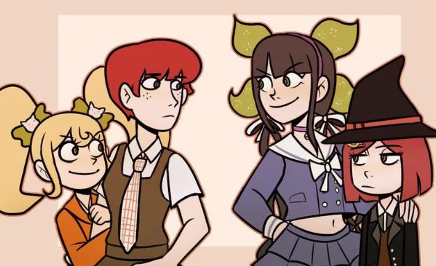 himiko and mairu and tenk together