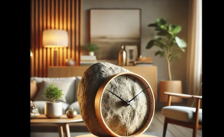 Tischling rock weighted clock