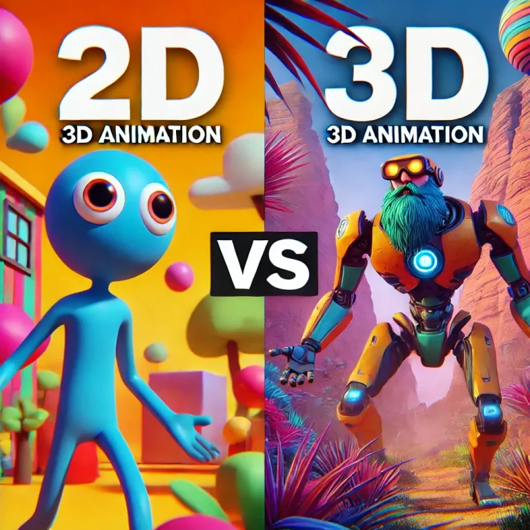 Choosing Between 2D vs 3D animation Across Industries