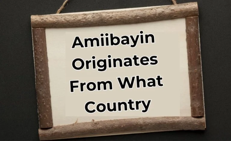 amiibayin originates from what country